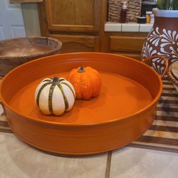 Decorative metal tray