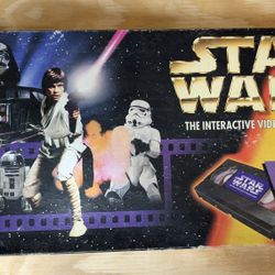 Star Wars 1996 Interactive Video Board Game Complete Parker Bros. Darth Vader