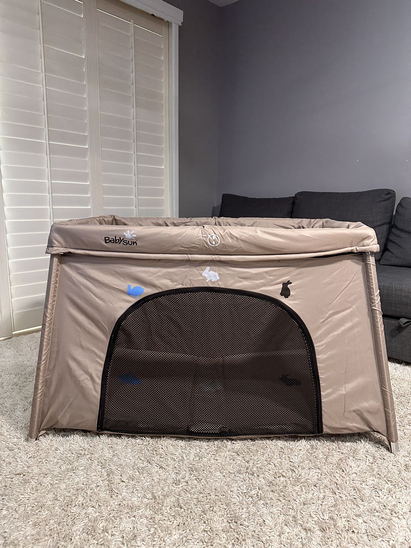 Portable Foldable Baby Playard  , Baby Crib For Indoor & Outdoor & Travel