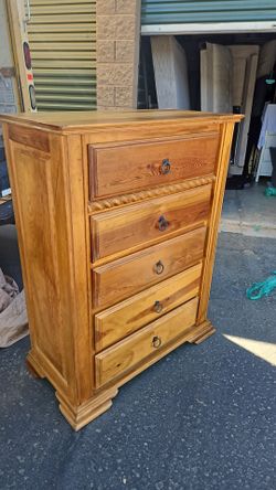 Solid Wood chest in perfect condition