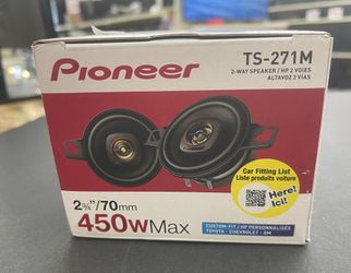 Pioneer TS-271M 2 Way Speakers  450W Max 2 3/4”/70mm