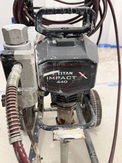 Titan impact 440 airless paint sprayer Titan impact 440 airless paint sprayer