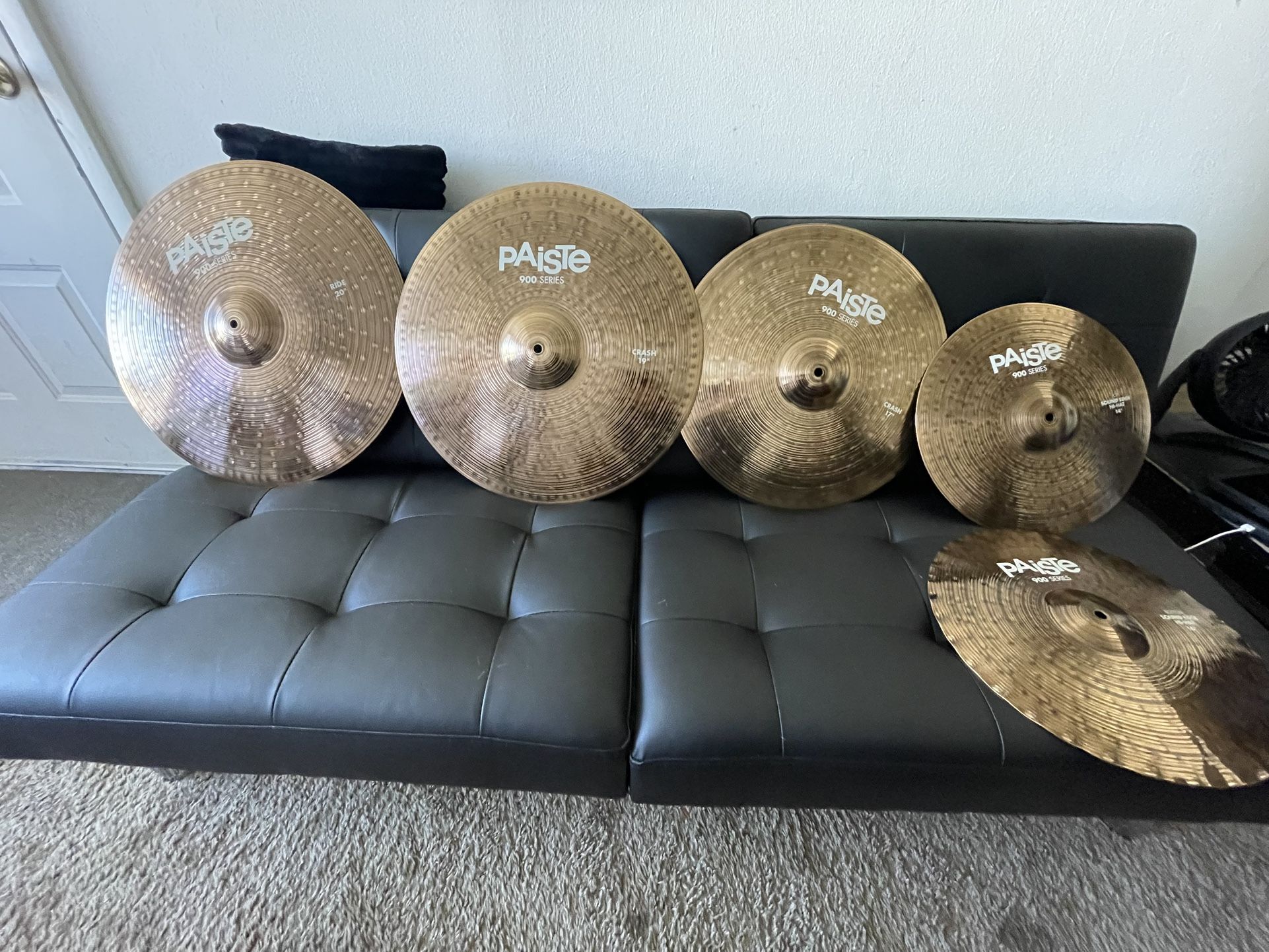 Paiste 900 Series Cymbals With Soft Case