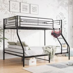 Going Out Of Business Sale 
BRAND NEW 
Twin-Over-Full Metal Bunk Bed with Ladder and Guardrails,Black
