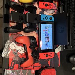 Nintendo Switch Bundle (1 Consoles + Controllers + Game)