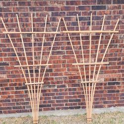 Flash Sale: 6 ft Handmade Cedar Fan Trellises