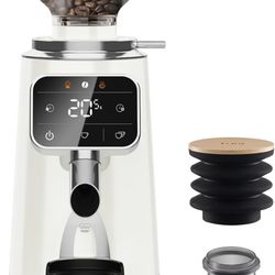 Tuni G3 64mm Flat Burr Coffee Grinder – 100 Settings, Single Dose, Commercial Grade, Touchscreen