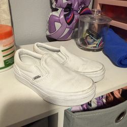 Kids White Vans