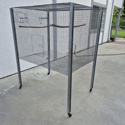 Aviary/bird/ Pet Cage On WHEELS
