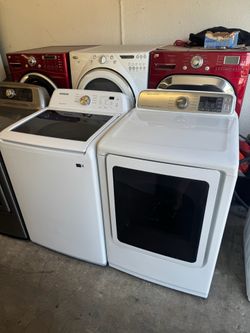 Used Samsung Washer and Gas Dryer