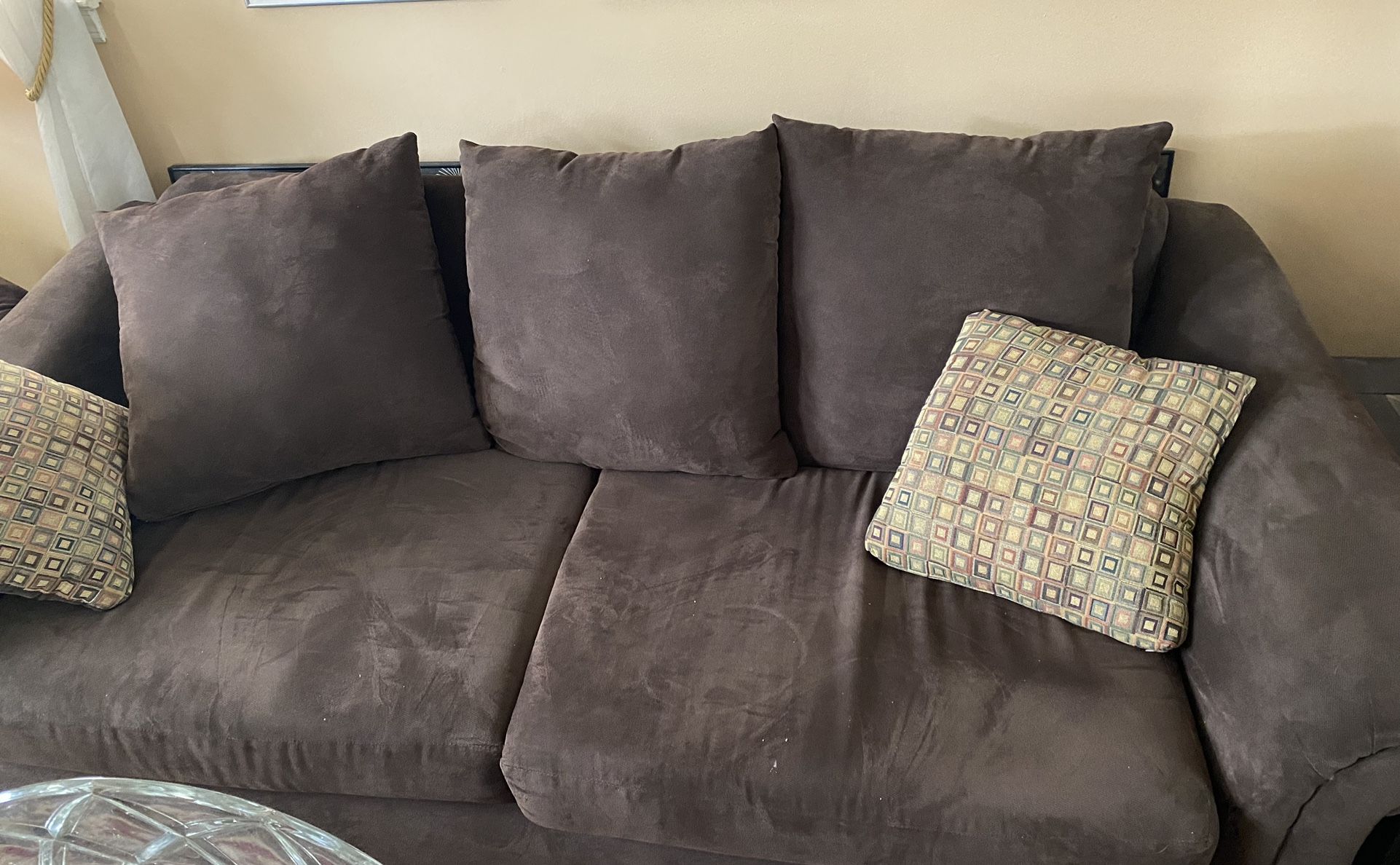 Chocolate Brown Sofa