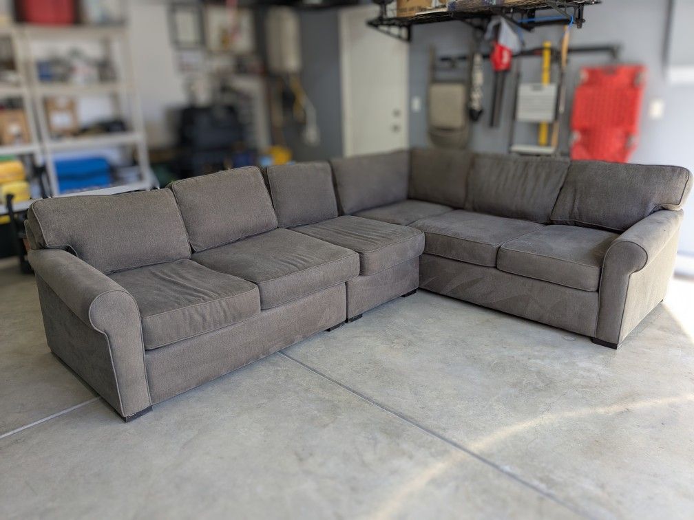 Couch Used Good Condition -- Dark Grey