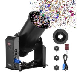 VEVOR 1500W Electric Confetti Machine w/ Remote & DMX512 for Events & Parties