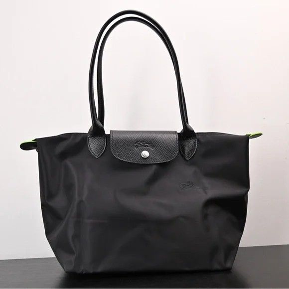 Longchamp Black Tote Bag women fashion shoulder bag le pliage