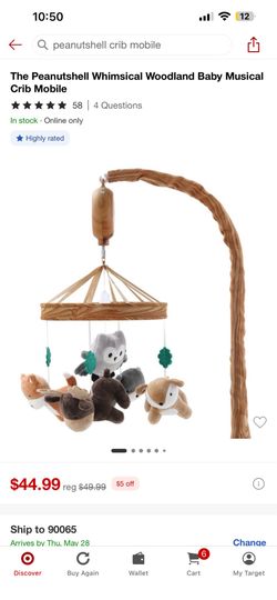 Crib Mobile Woodland Animals