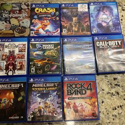 PlayStation 4 (PS4) Games - individually Priced