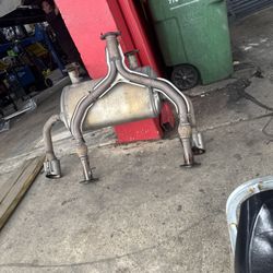Q50 3.7 muffler and Y pipe