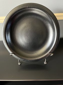 Decorative Black Plate, 16”