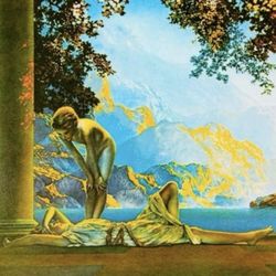 DAYBREAK Original Vintage Print Poster Maxfield Parrish Art Deco Nouveau Artist Antique Collectible Neoclassical Allegory Allegorical Painter