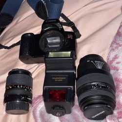 Canon Eos Rebel S Camera Set