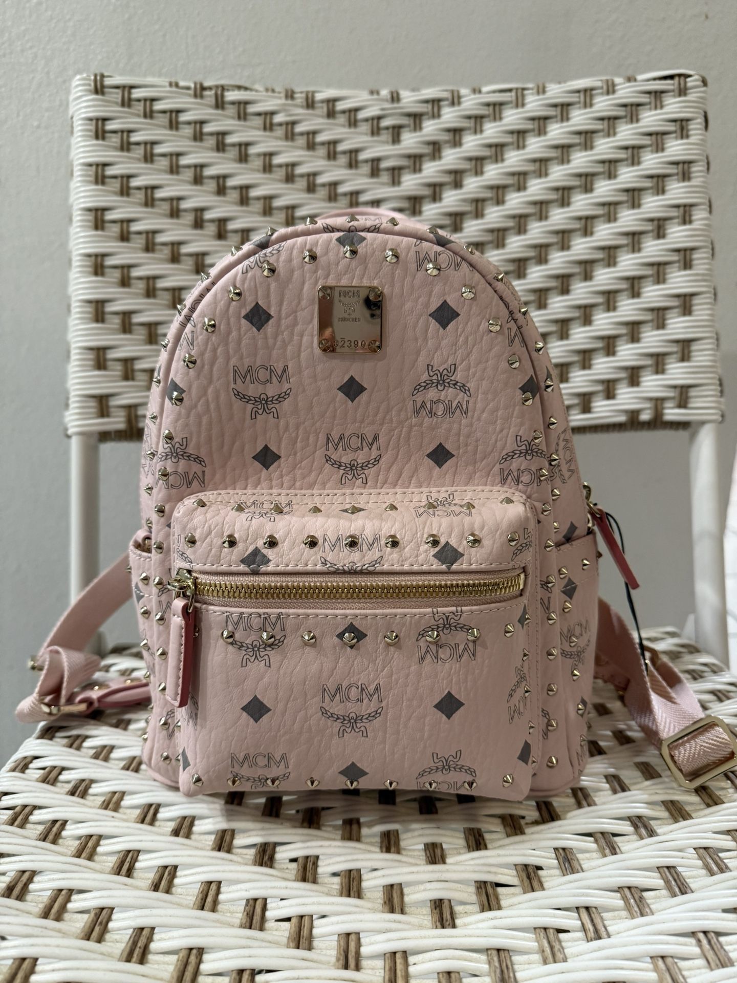 Mcm Stark Side Stud Backpack