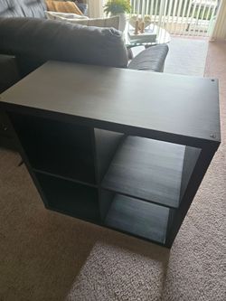Ikea black shelf