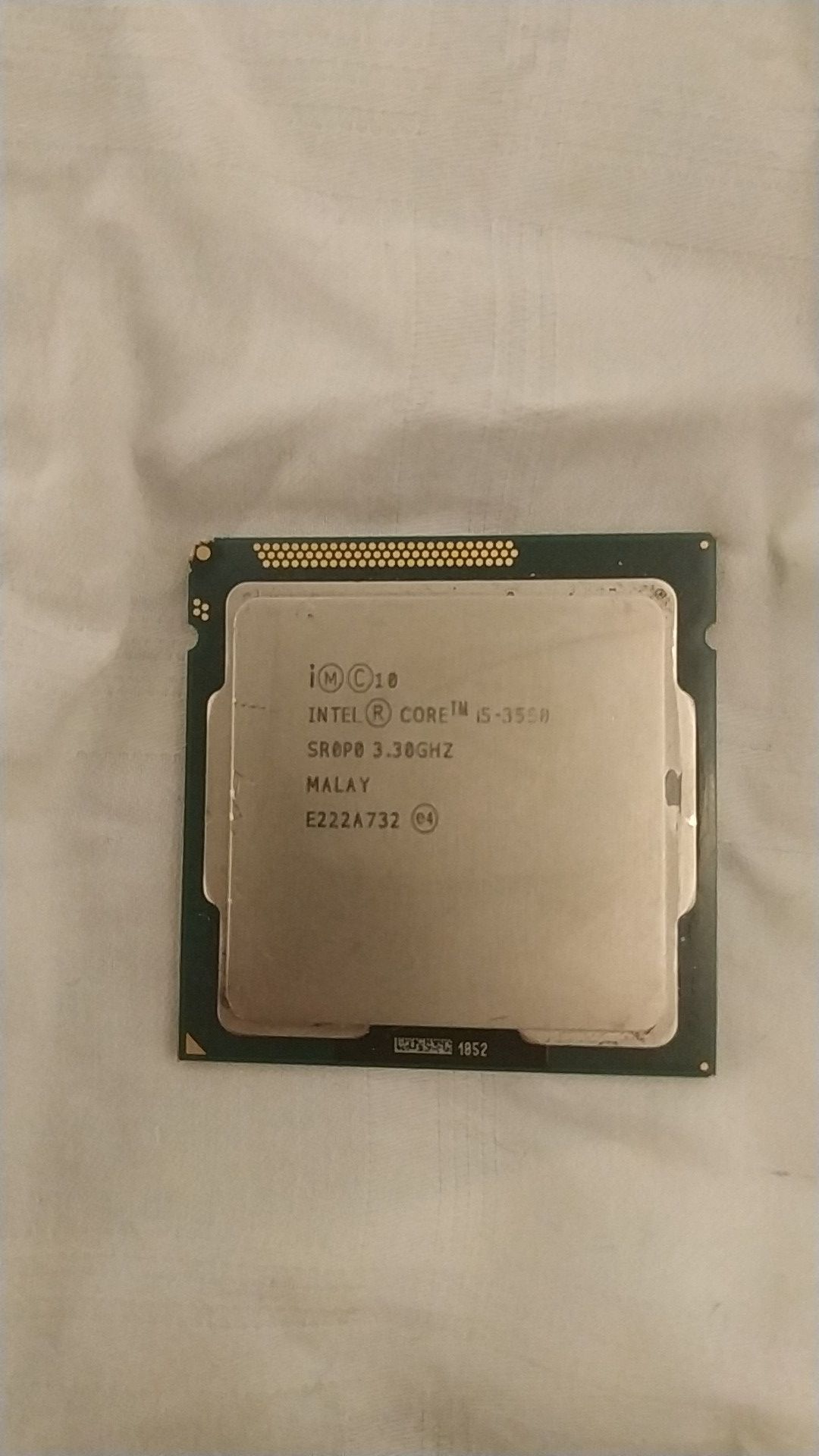 Intel Core i5-3550 3.30ghz/Computer procesor/Computer parts.