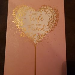 "Best Wife Best Friend" Anniversary Card