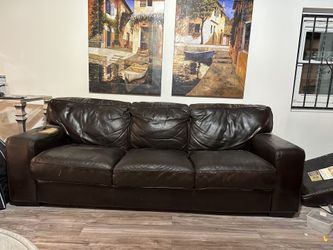 Leather Z Gallery Couch