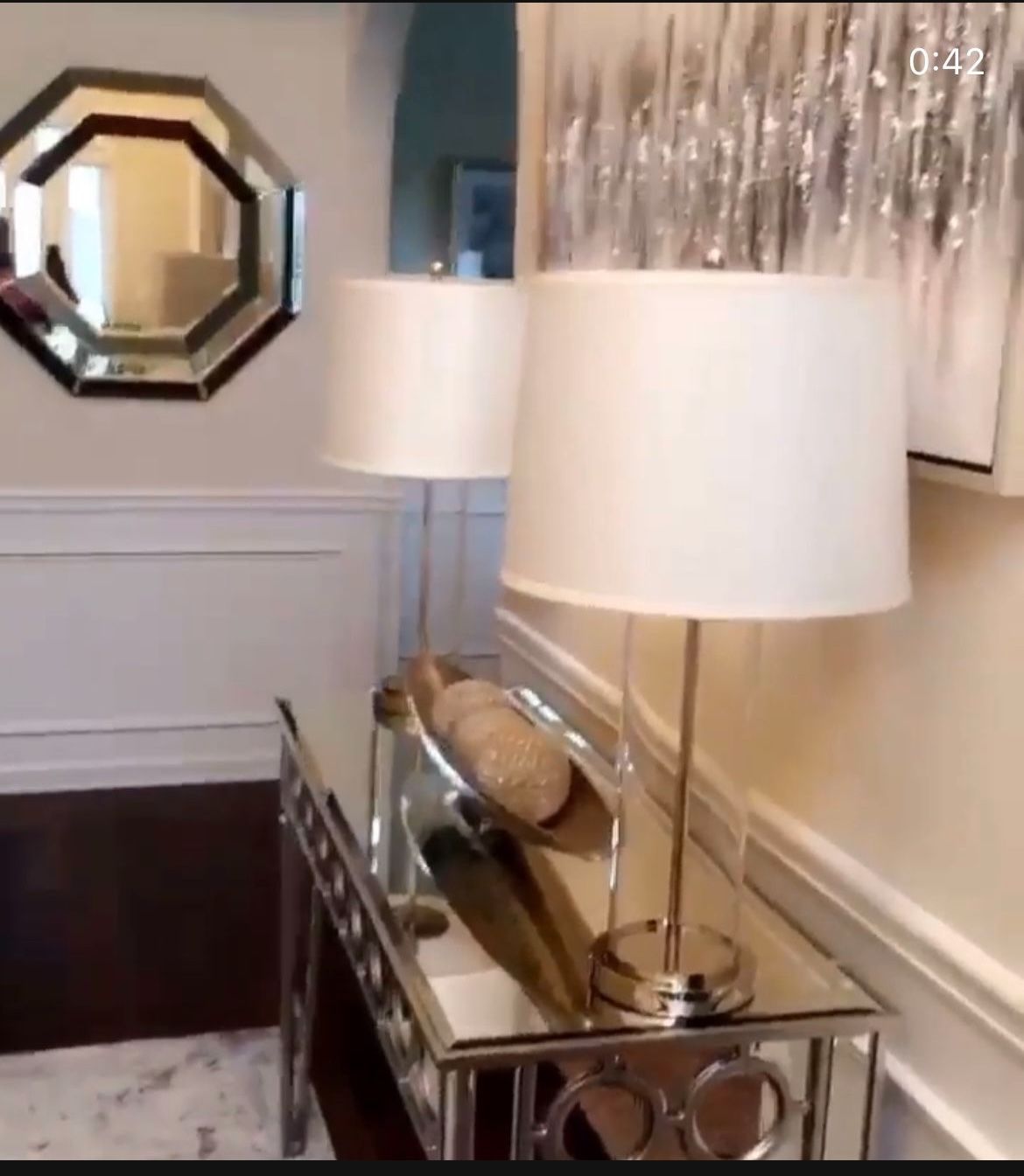 Zgallerie Matching Mirrored Dining Table & Console