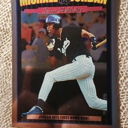 MICHAEL JORDAN 1994 UPPER DECK BASEBALL SEASON HIGHLIGHTS JUMBO INSERT CARD #MJ4