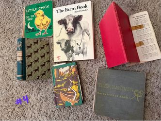 Vintage children's books including Heidi