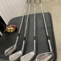 Various golf club sets