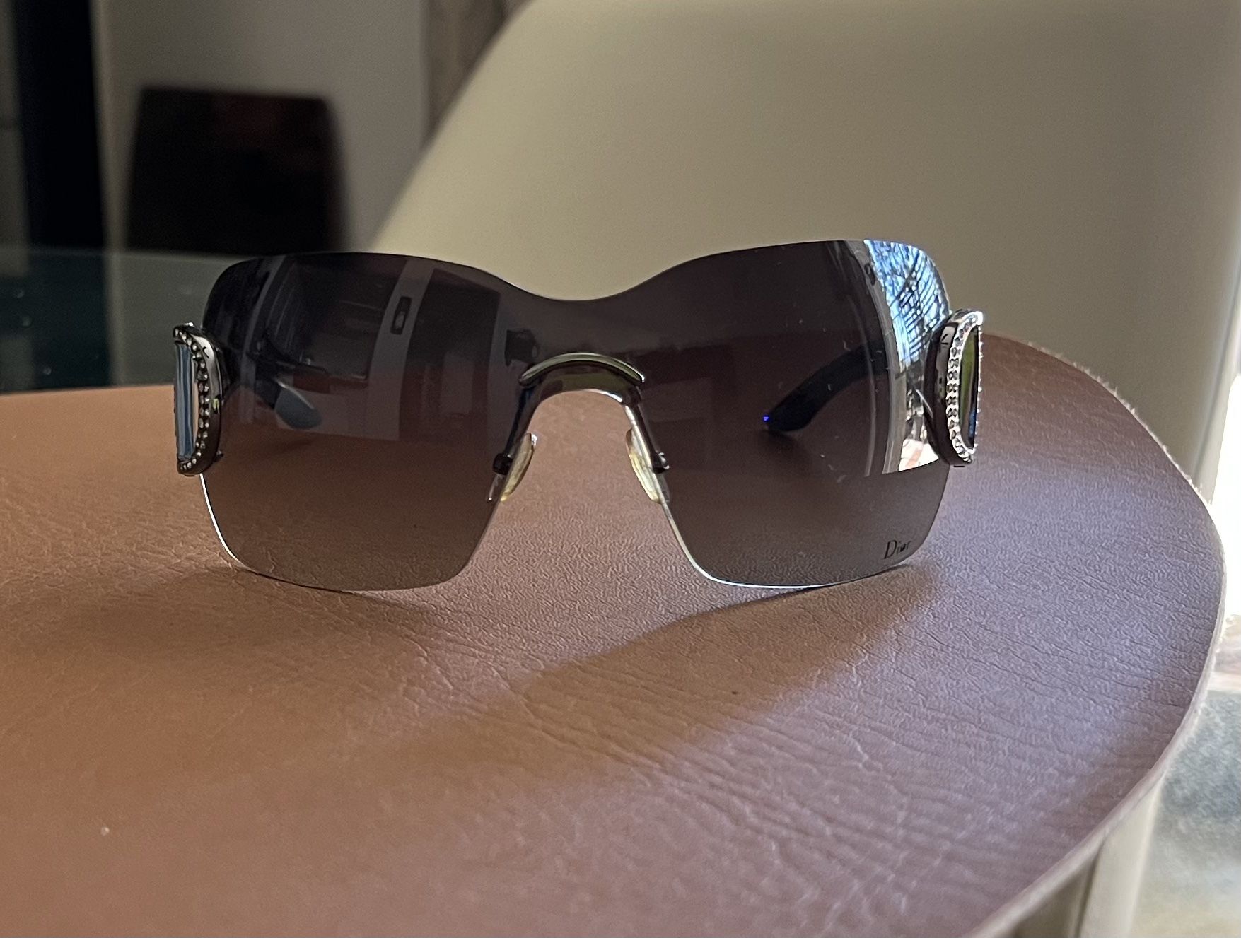 Dior Diorly Rhinestone Mask Sunglasses