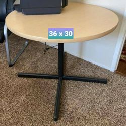 Round Sturdy Office Table