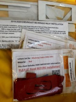 NEW REAR BUMPER LETTERING LOGO