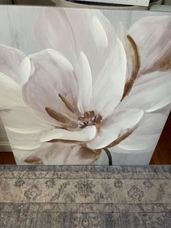 Large Floral Canvas