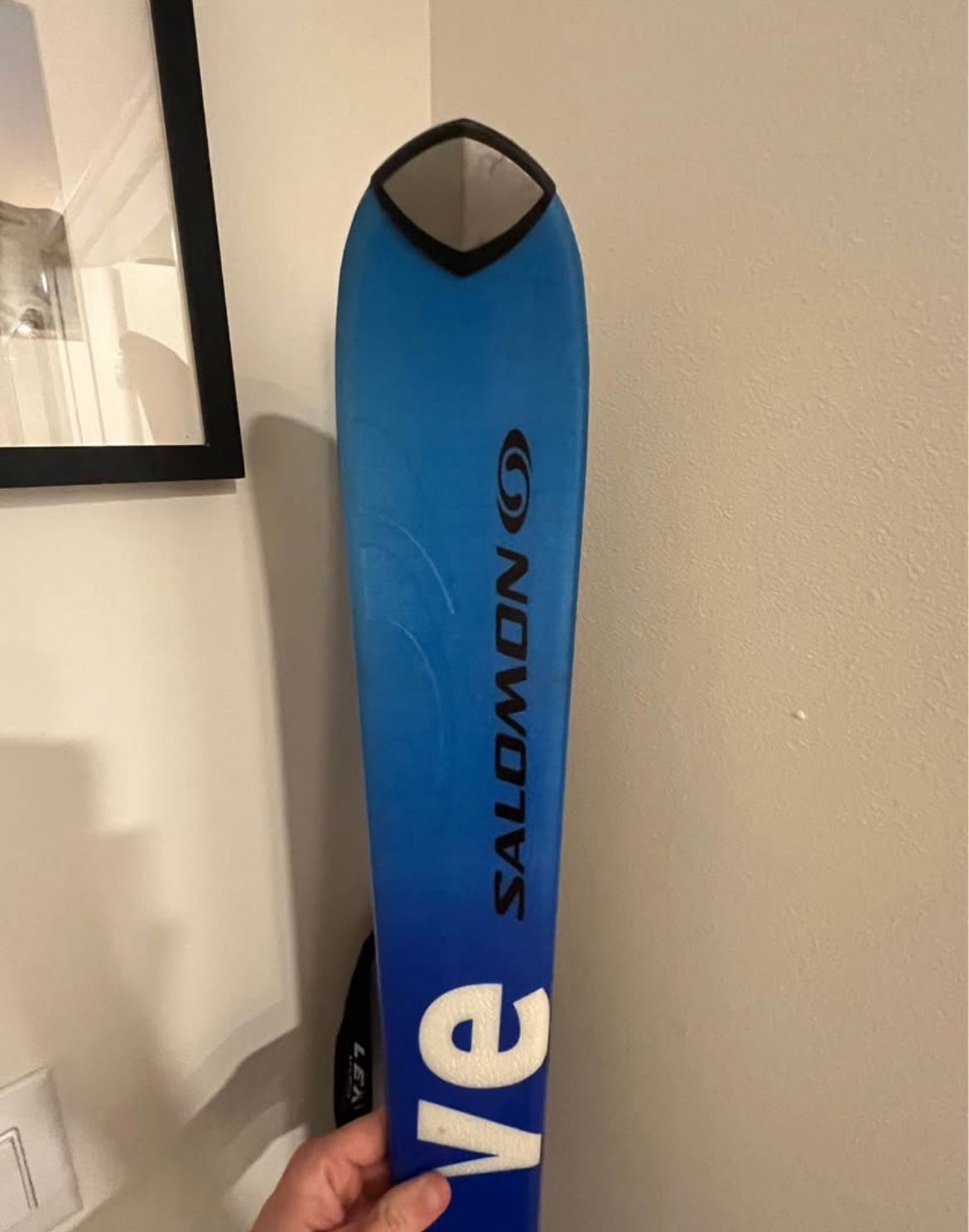 Salomon 170 Skis & Leki Ski Poles