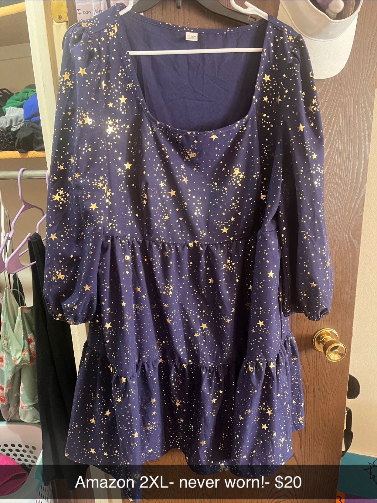 Midnight Blue Dress With Stars