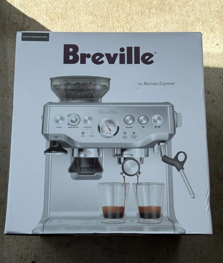 Breville The Barista Express Black ~ BRAND NEW!