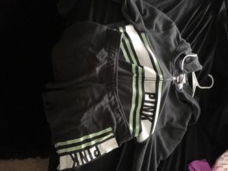 Pink shorts and jacket size small