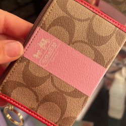 Coach Key Chain Wallet New