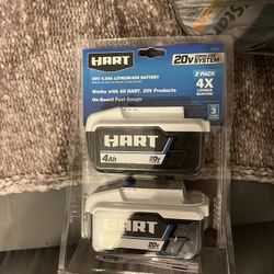 Hart Batteries 20v 4.0 