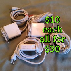 Apple MagSafe Power Adapter $10 each all for $30.           1-85W       3-60W