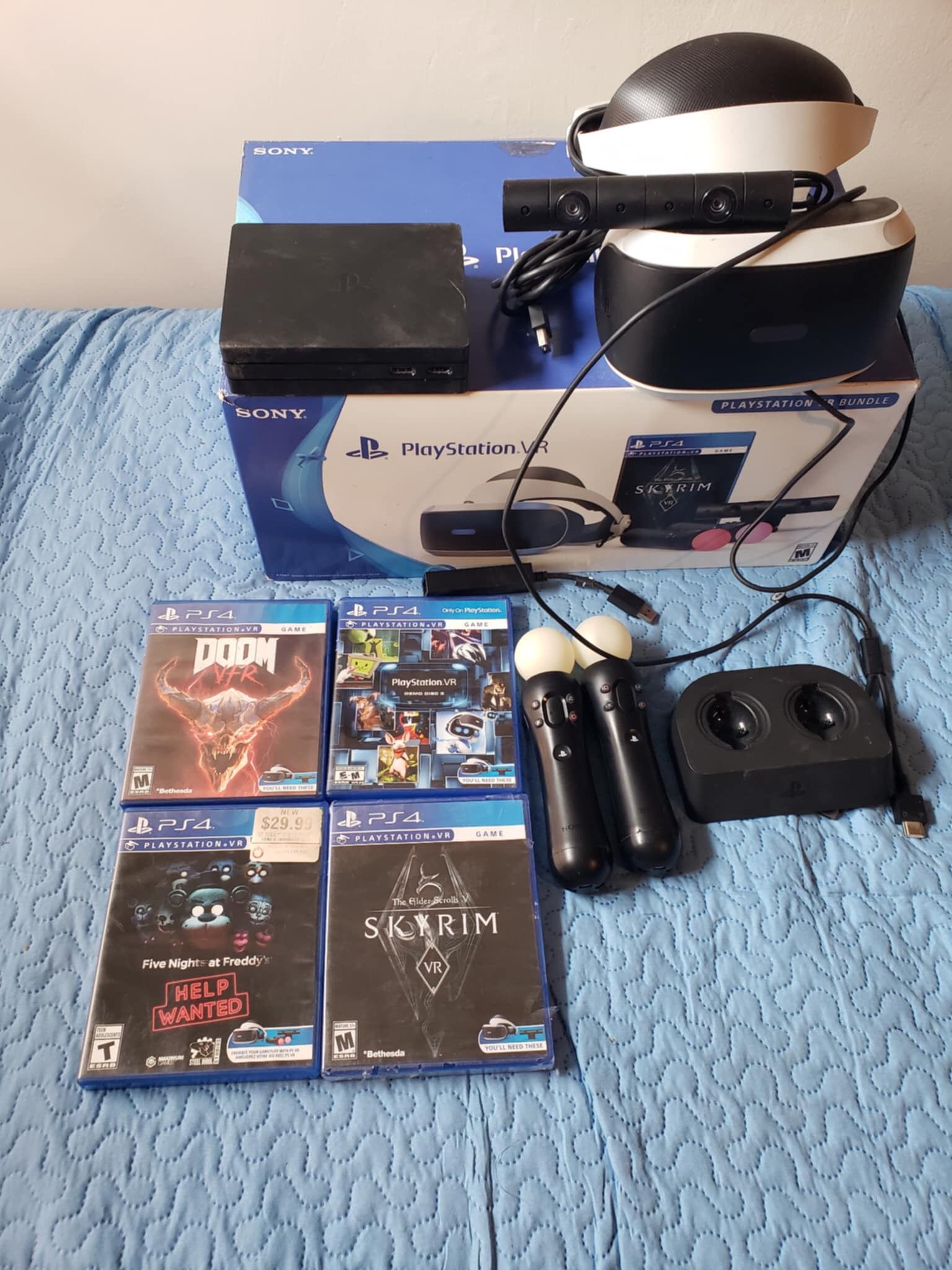 4 VR Games, With VR Bundles In Box New Conditions VR Glasses, VR Everything. CAN be play Playstation 5 PS4 PS 4 Pro PS5 $300! Free delivered in person