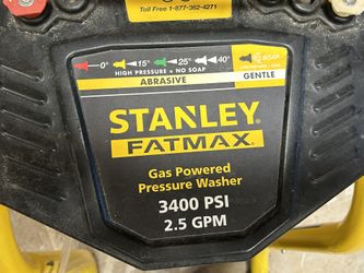 Stanley Fatmax Power Washer 3400 PSI