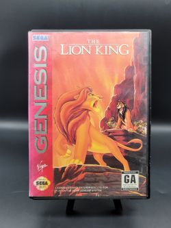 Sega Genesis  The Lion King ( Tested & Working  ) Complete