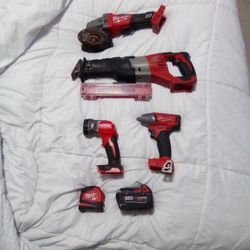 Milwaukee Tools Used ( Also Sold Separately )