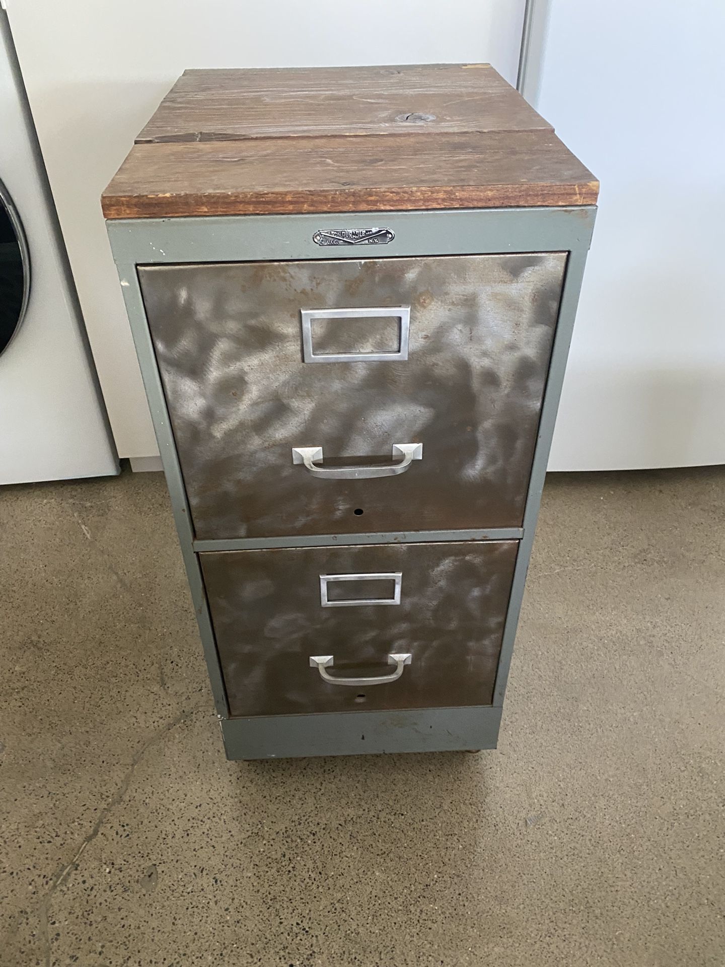 Custom Rolling File Cabinet