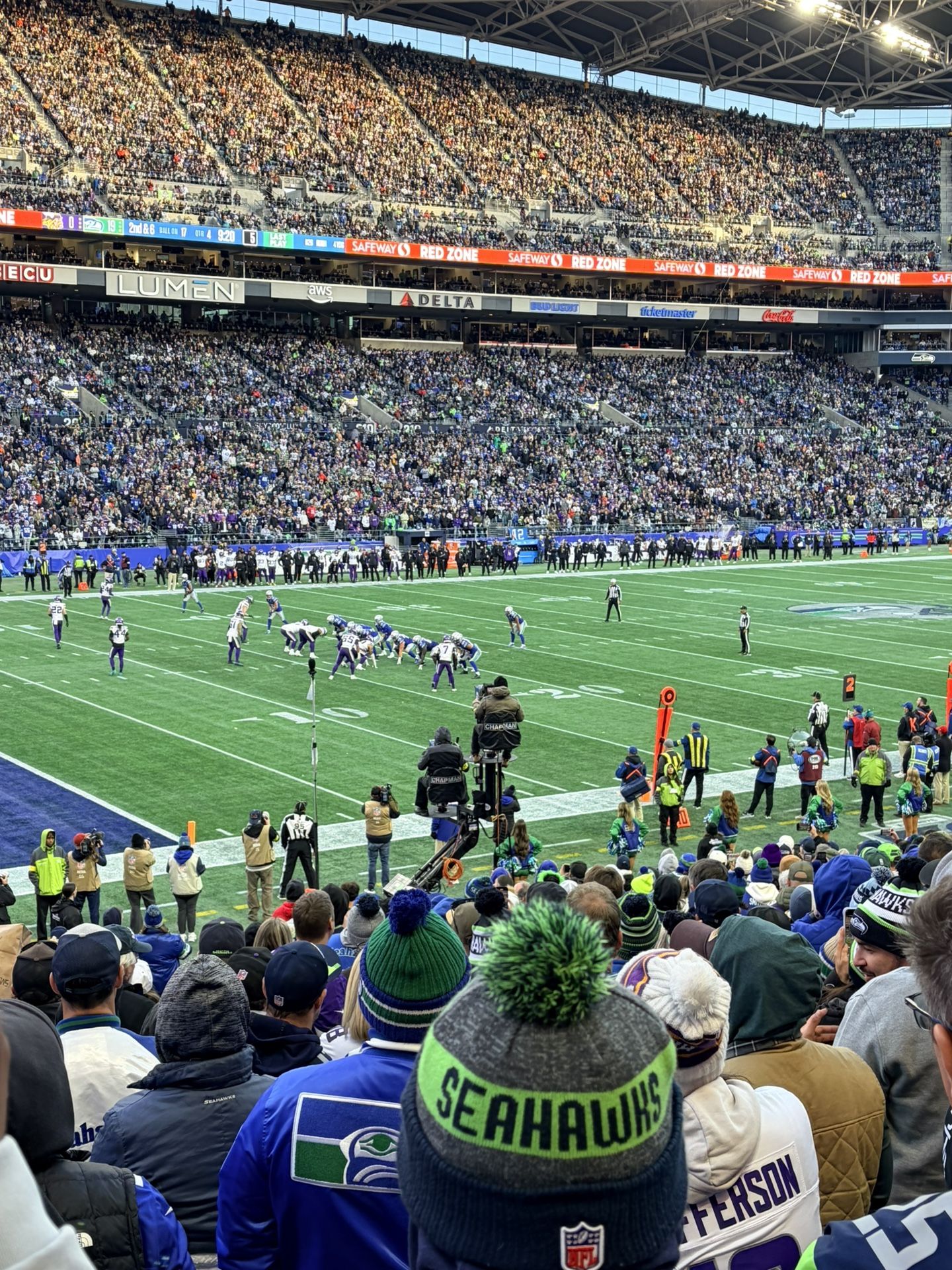 ( 2 Tickets ) Seahawks vs Colts 100 Level Field Seats